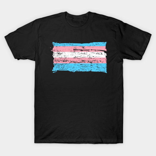 Transgender Pride Month T Shirt Trans LGBTQ Flag T-Shirt by Wolfek246